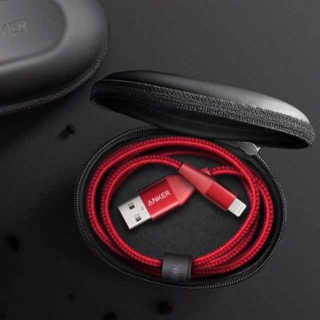 ANKER POWERLINE+ II 3FT LIGHTNING RED 0.9M