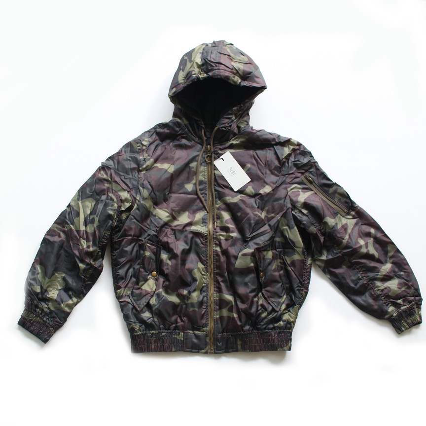 Jaket Bomber Zara Camo Original