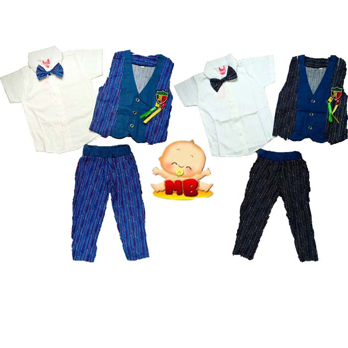 Baju Anak Bayi Laki Laki Setelan Kondangan Rompi Anak Bayi