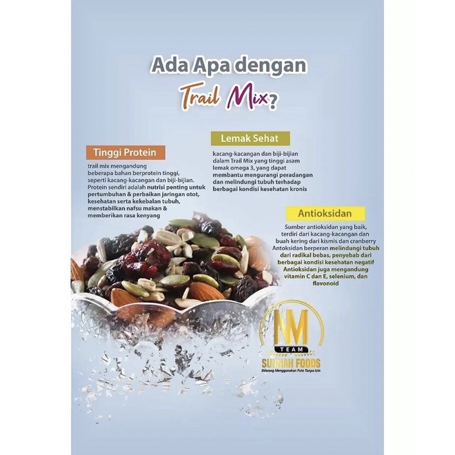 

TRAIL MIX (Mix Nuts and Dried Fruits)