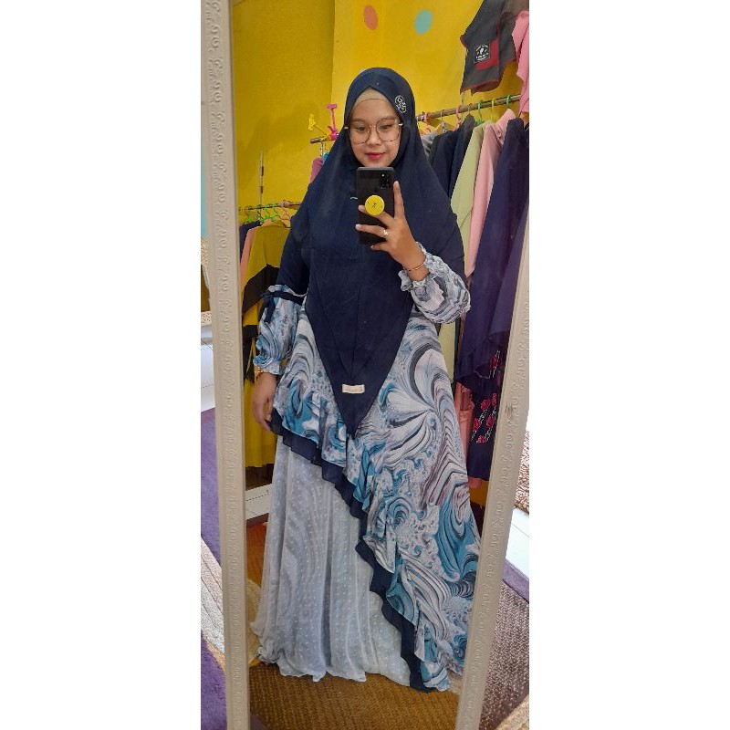 gamis syari printing
