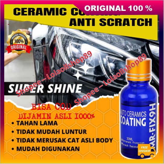 Ceramic Coating Anti Gores Anti Air Mobil Motor 100% ASLI ORIGINAL
