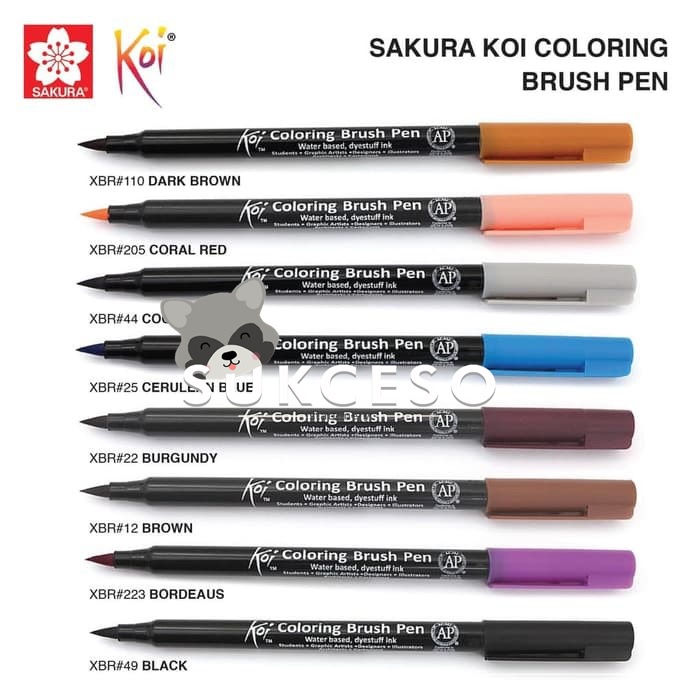 

Sakura Koi Colouring Brush Pen Part 1