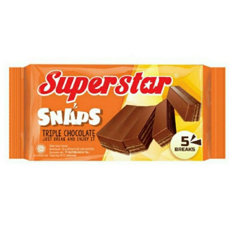 

Superstar Snaps Triple Chocolate 28 g