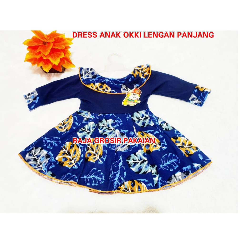 Dress Anak Okki Legan Panjang Estimasi 1-7 Thn