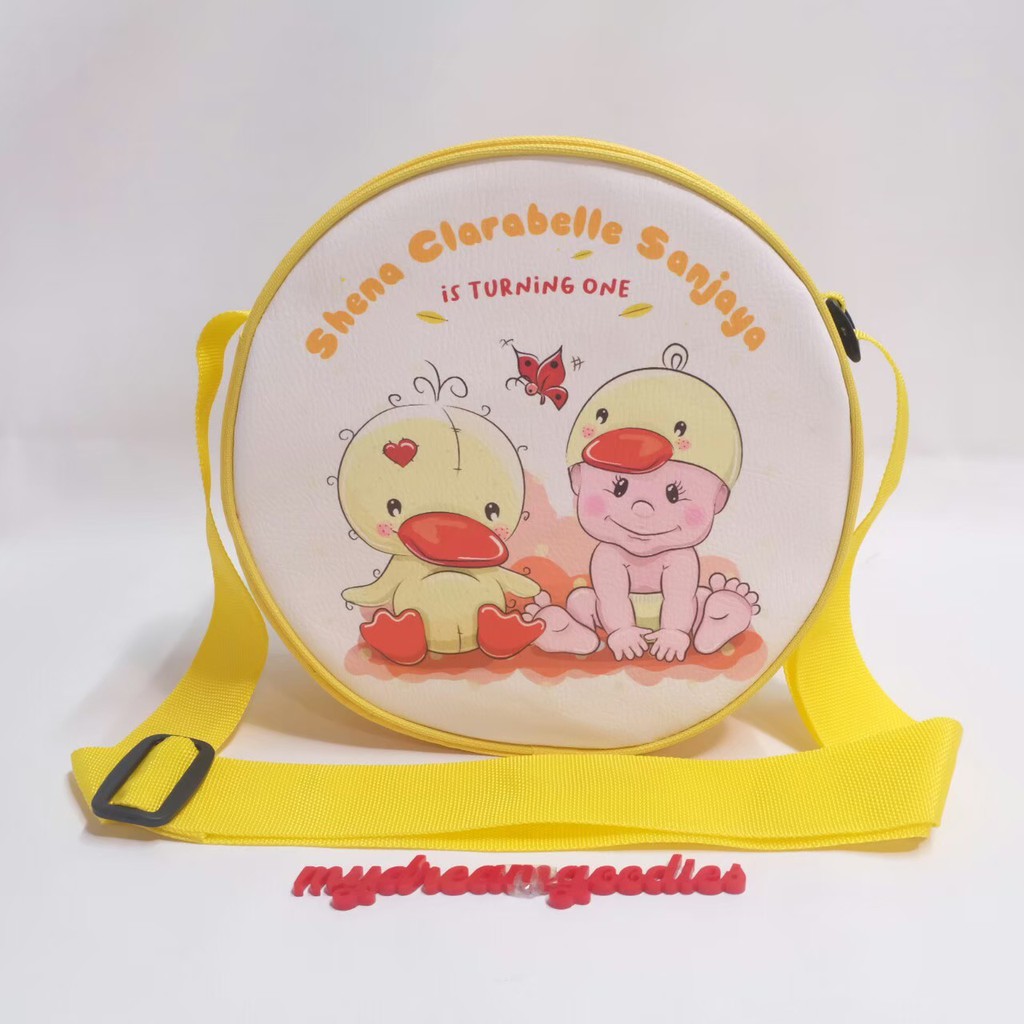 TAS BULAT MINI   / TAS ULTAH / SOUVENIR PROMOSI / POUCH SKINCARE / AQIQAH / TASYAKURAN / MANYUE-3