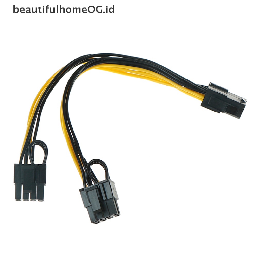 Kabel Power Splitter PCI-E 8Pin Ke PCI-E Express 8Pin (6Pin + 2Pin)