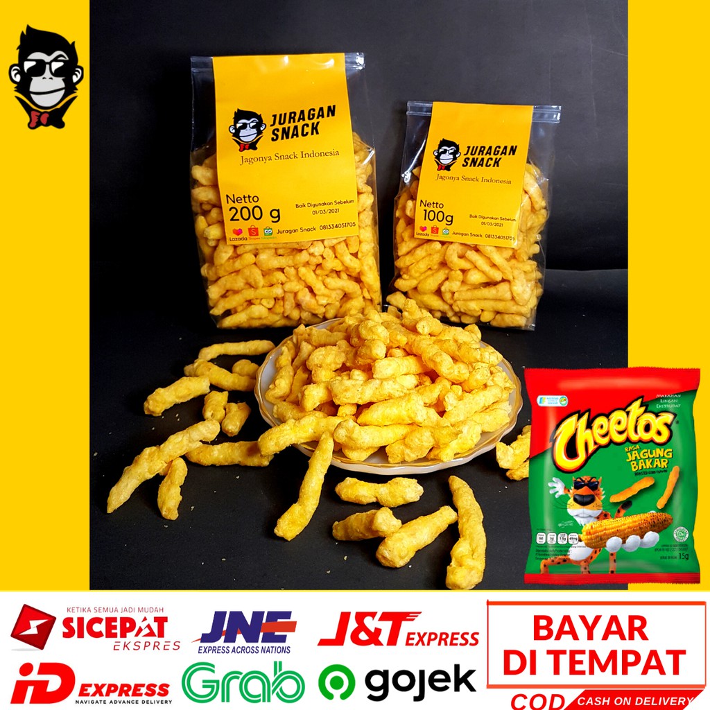 

CHEETOS Makanan RIngan Asin Snack Camilan Cheetos CItos Repack 200 dan 100 g