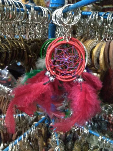 (BISA COD) SATU SET ISI 20 PCS GANTUNGAN KUNCI DREAM CATCHER HARGA MURAH UNIK CANTIK GRATIS ONGKIR