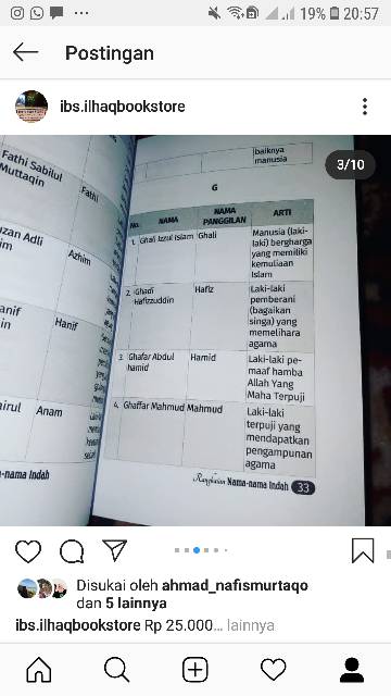 RANGKAIAN NAMA NAMA INDAH