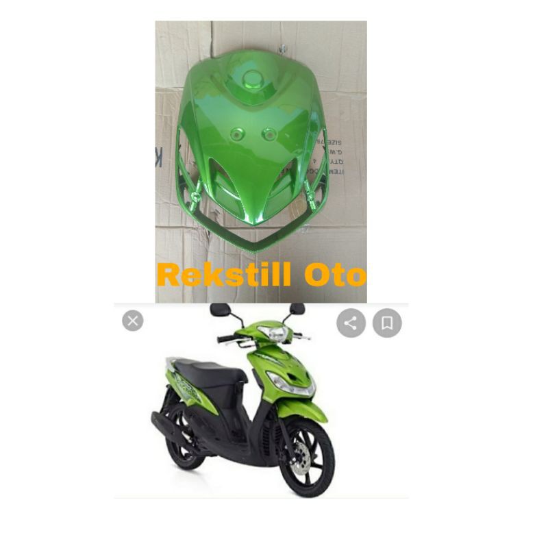Tameng Bodi Depan Yamaha Mio Sporty Smile Hijau