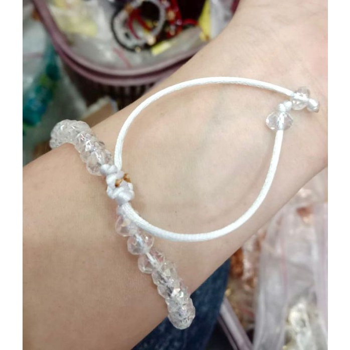 gelang tangan wanita//gelang kristal//perhiasan lapis emas