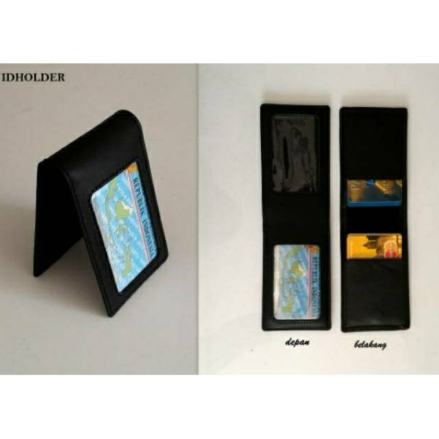 

Name Tag Id Card Saku Grain Leather kulit ORIGINAL Kwalitas Bagus