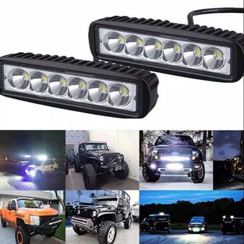 Lampu Sorot Led Untuk Fog Lamp Mobil Suv Off Road Perahu Truk