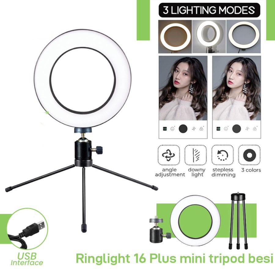 Trend-Ring Light Ringlight LED Makeup / Vlog &amp; Selfie - RINGLIGHT SAJA