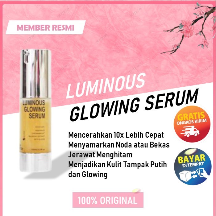 MS Glow Luminous Glowing Serum / Ms Glow Paket Luminous Glowing / Serum Penghilang Flek Hitam