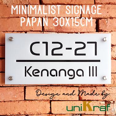 

BISA COD Papan Alamat & Nomor Rumah Modern Minimalis - Acrilic / Persegi