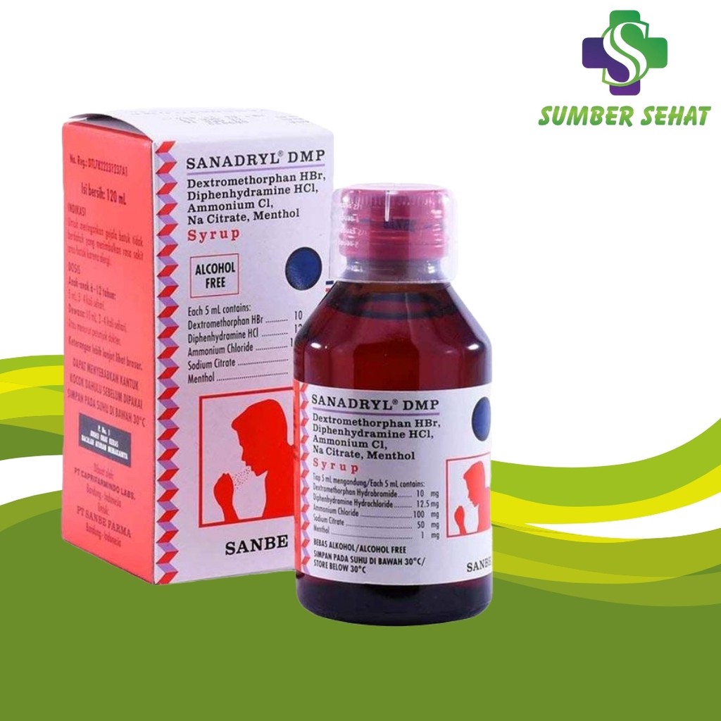 SANADRYL DMP SIRUP 120 ML