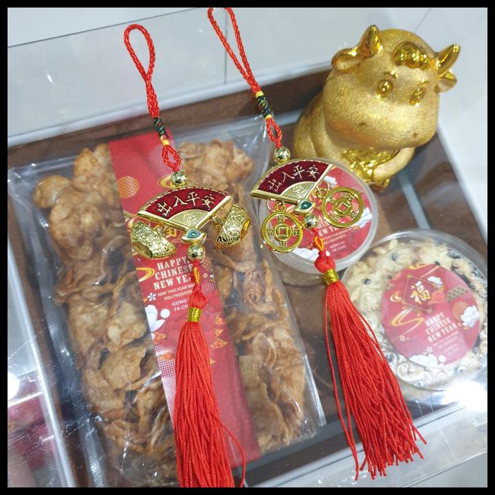 

Gantungan Dekorasi Pohon Sakura Parcel Imlek Lampion Koin Emas