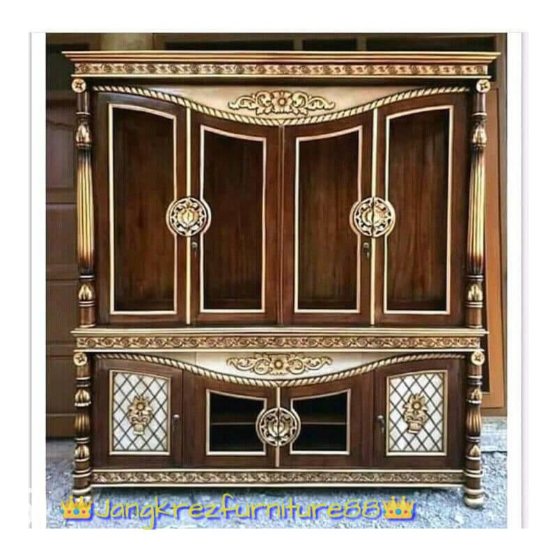 LEMARI HIAS UKIR TAMBANG.LEMARI PAJANGAN