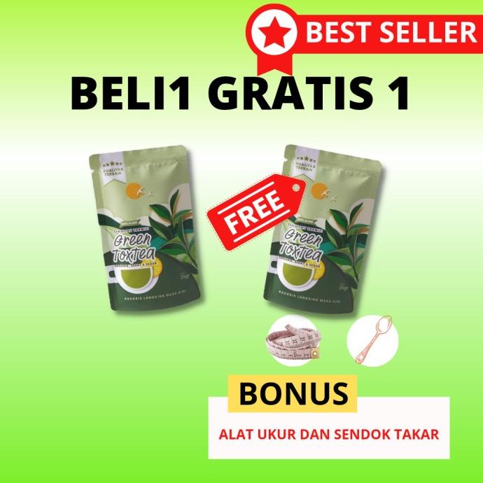 

[ COD ] Greentoxtea Buy1 Get1 Free Teh Pelangsing SALE Kode 311