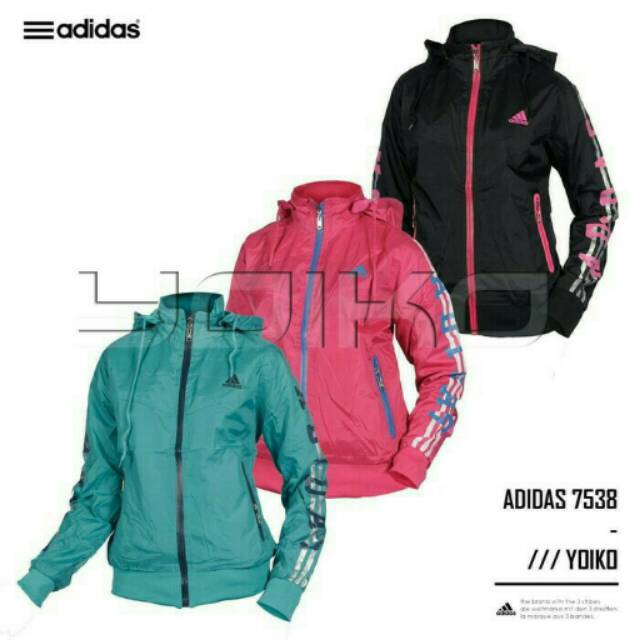 Jaket Adidas Women 7538 Grade Ori Import
