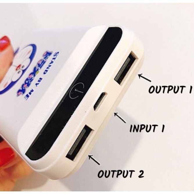 HZSUM PowerBank 20000mAh Cute Mini Kartun Fast Charging