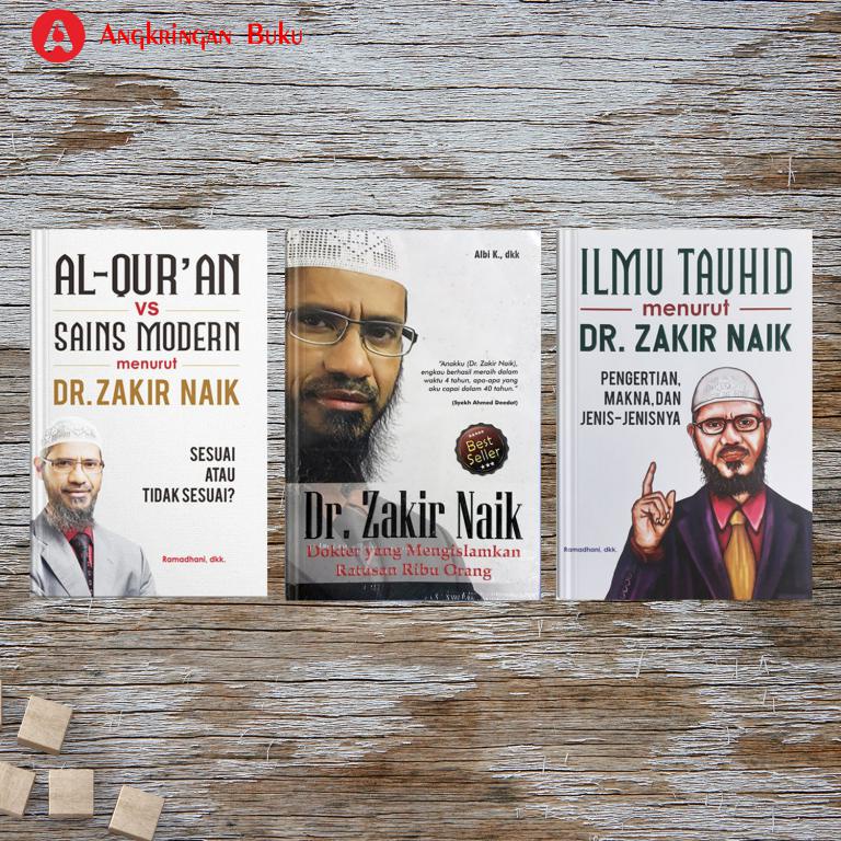 Buku Dr. Zakir Naik, Al-Qur'an vs Sains Modern, Ilmu Tauhid, dan Biografi