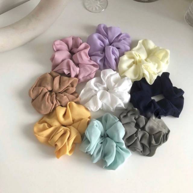 ikat rambut scrunchie mini / kunciran / cemol hijab grosir