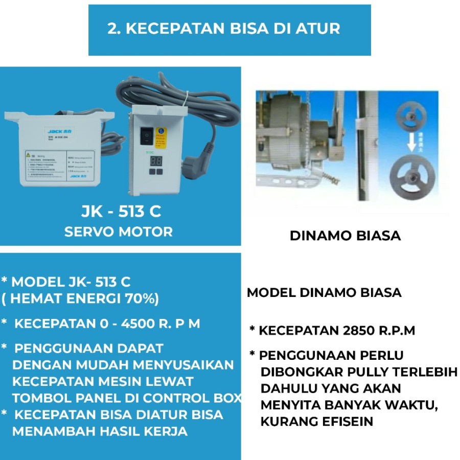 Dinamo servo jack JK-513C/dinamo jahit jack servo motor/dinamo servo