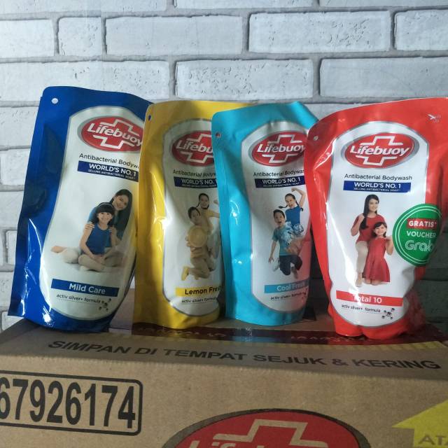 Lifebuoy Refill 450 ml/sabun mandi cair murah