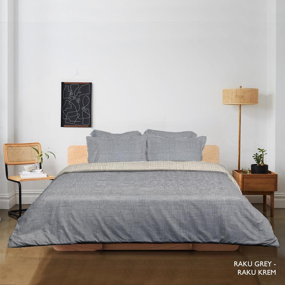 

JYSK Bedcover Bedcover Set Sine 160x200x30cm Grey
