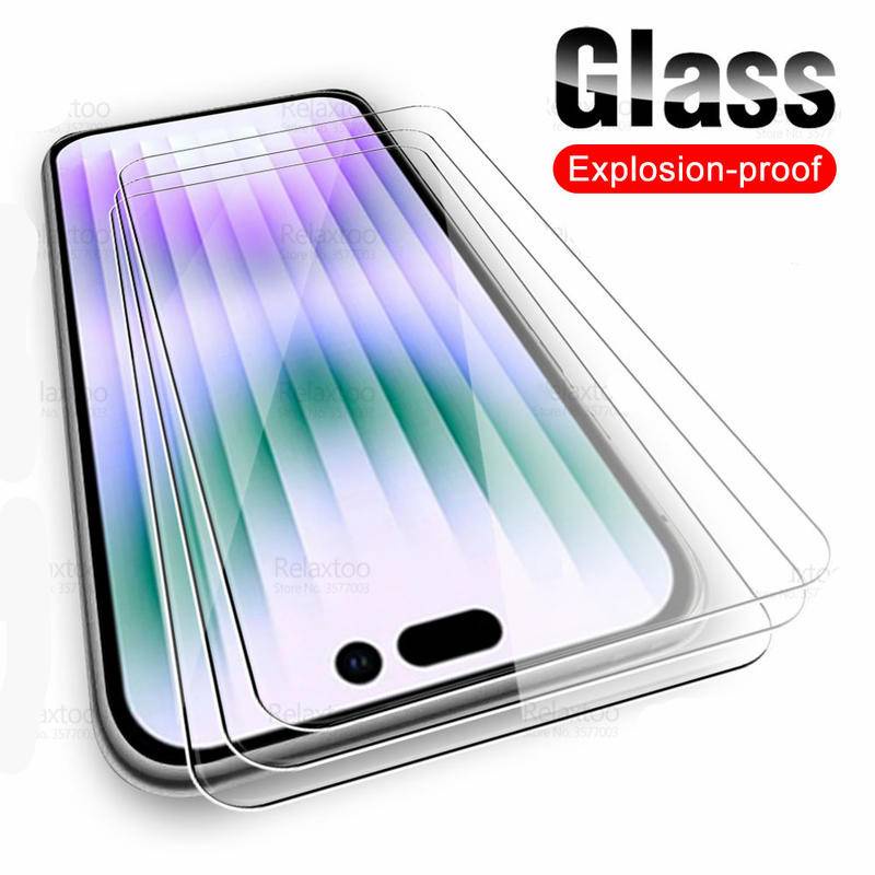 Pelindung Layar Tempered Glass HD Untuk Iphone 14 13 12 Pro Max Mini 14 Plus 14Pro 13pro 12pro