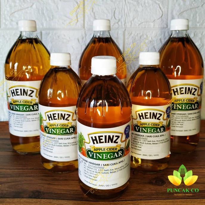 

TERMURAH heinz apple cider vinegar 32 Oz / Cuka Apel 896 ML / TERMURAH Kode 1231