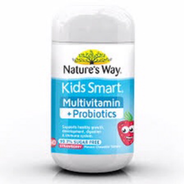 Nature’s Way Kids Smart Multivitamin Probiotics (Strawberry)