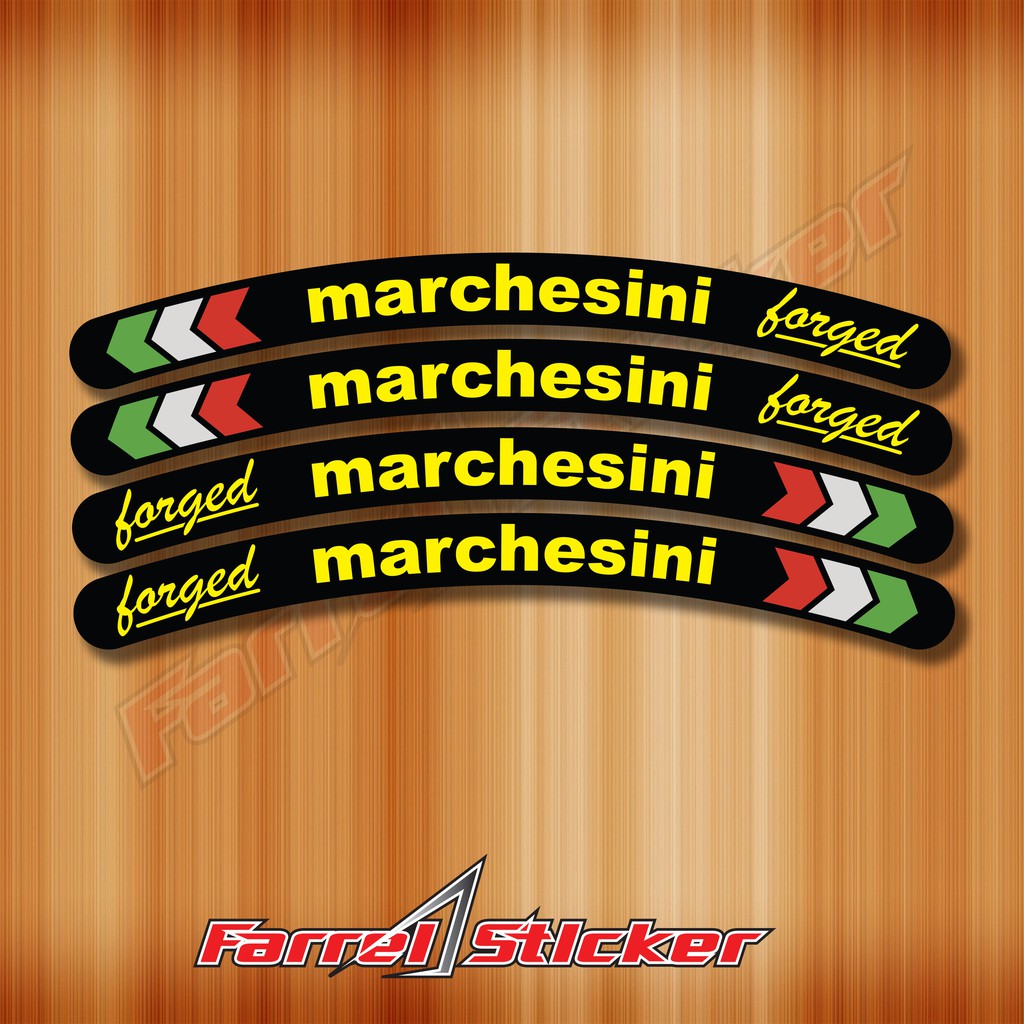 stiker velg sticker marchesini