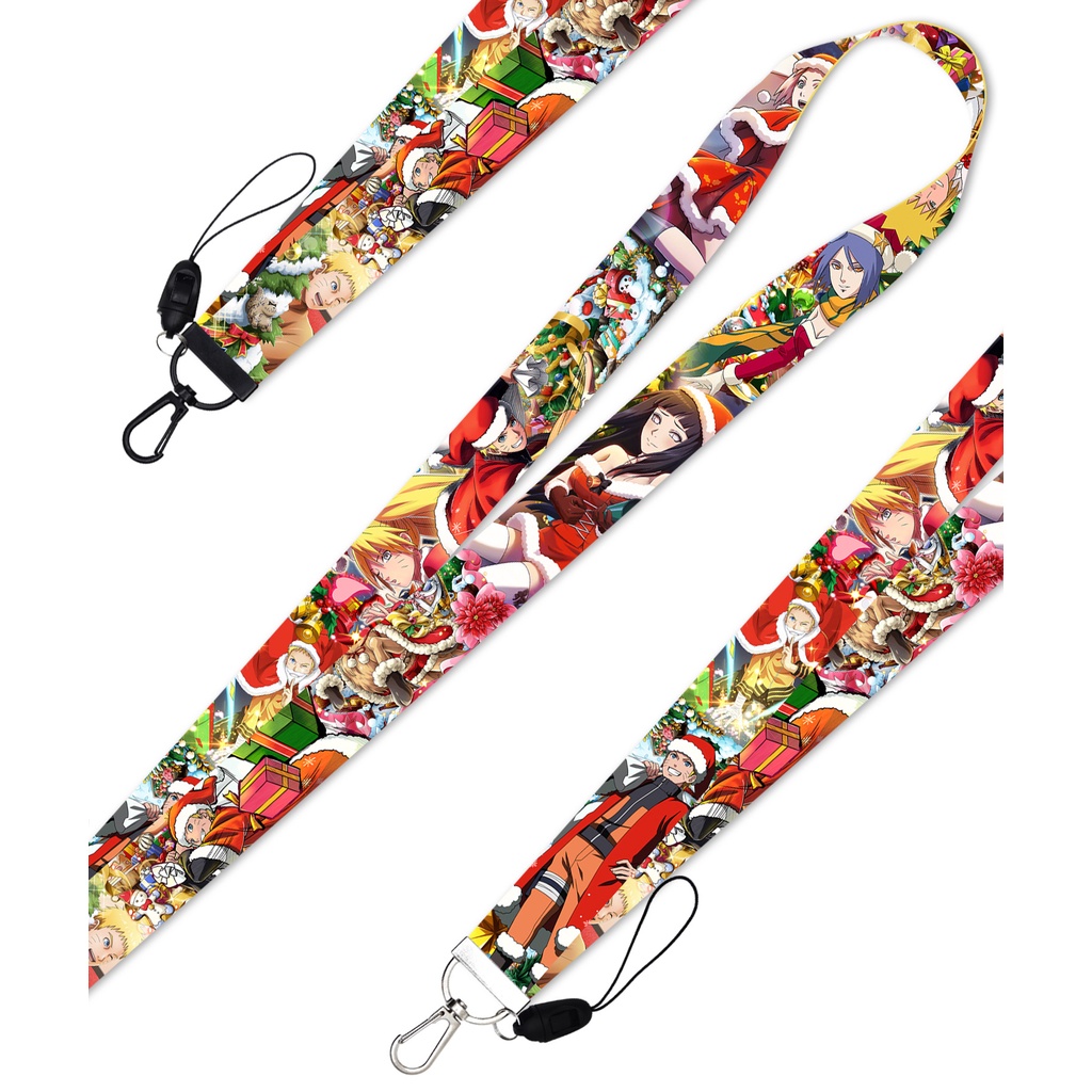 Tali lanyard Motif Naruto Sasuke Untuk Handphone