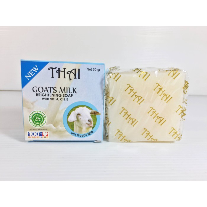 COD (3PCS/2PCS) THAI GOATS MILK SOAP Sabun Mandi Pemutih Kulit Seluruh Tubuh Badan Bisa Untuk Cuci Muka/wajah Cowok