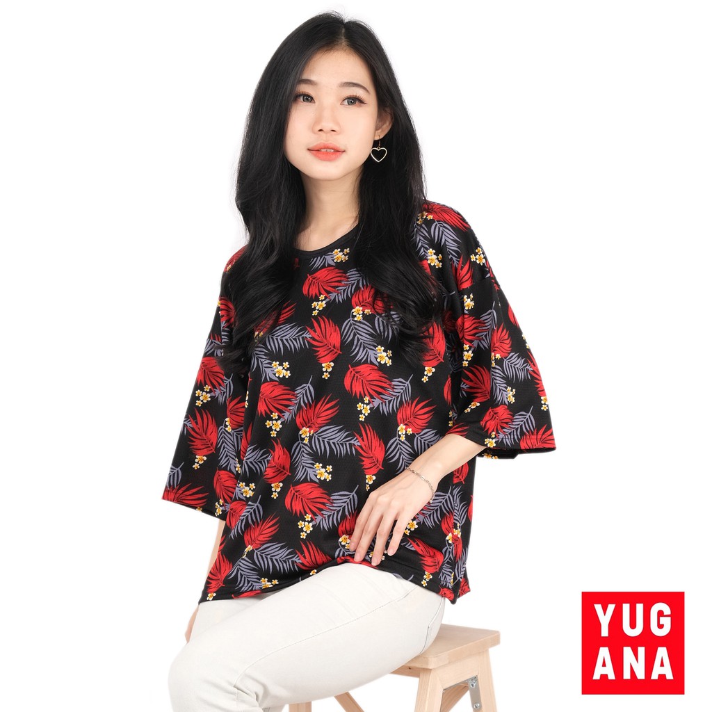 SheFashion ALUDRA Baju Kaos Atasan XXL Jumbo Lengan Pendek Murah Wanita Kekinian