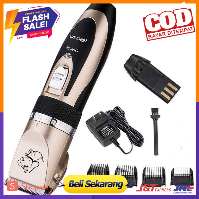 Laorentou Alat Cukur Elektrik Bulu Hewan Anjing Rechargeable - P2