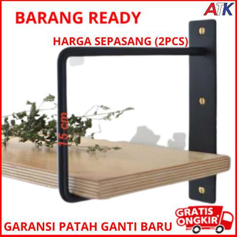 Sale Siku Ambalan Rak Siku Papan Hambalan Shelf Bracket Siku Besi Dinding,  Siku Ambalan Rak Siku Pa