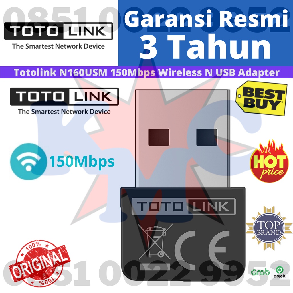 Totolink N160USM 150Mbps Wireless N USB Adapter