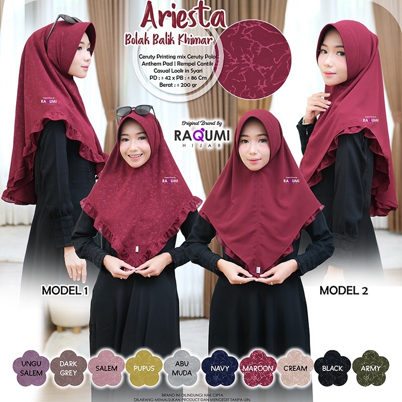 ARIESTA BOLAK BALIK KHIMAR RAQUMI