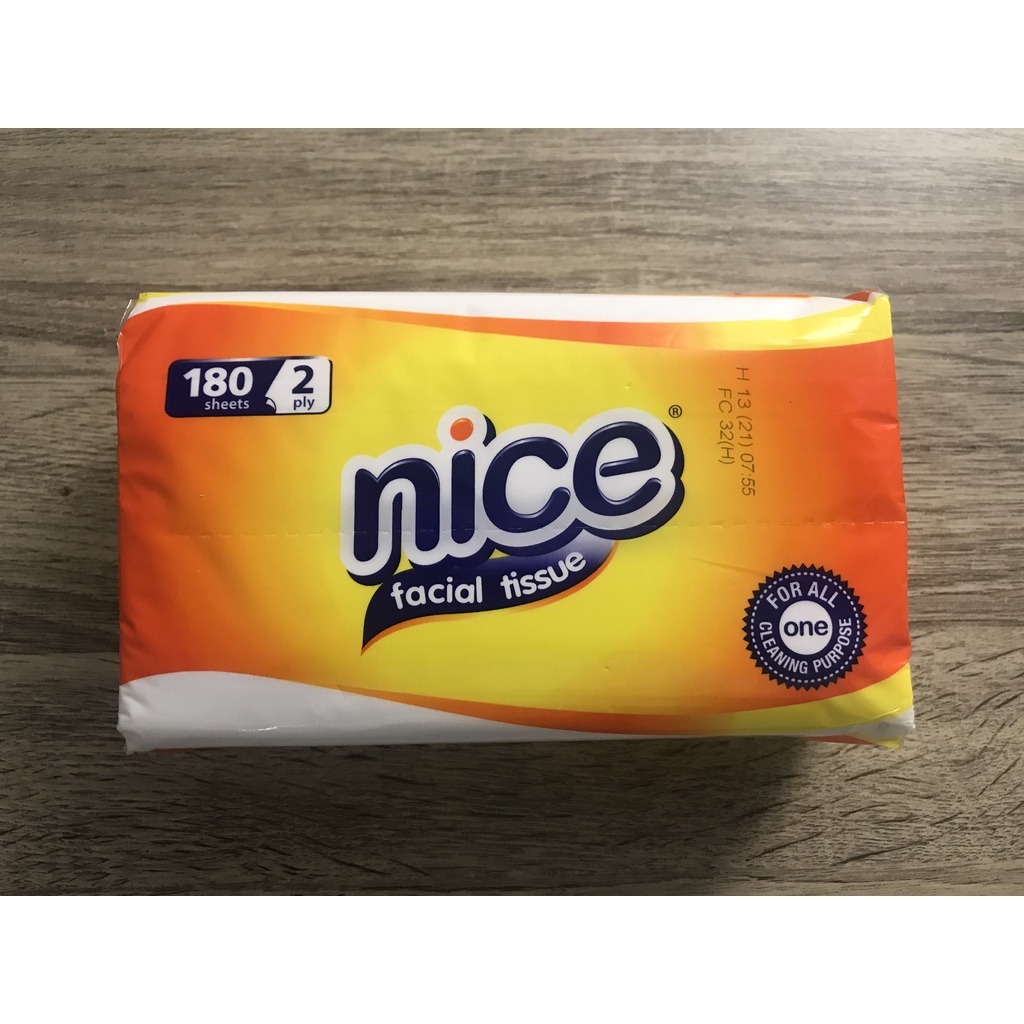 Tissue Nice Facial Tisu Muka Tisue Wajah Soft Pack (180 Sheet / 2 ply)-1