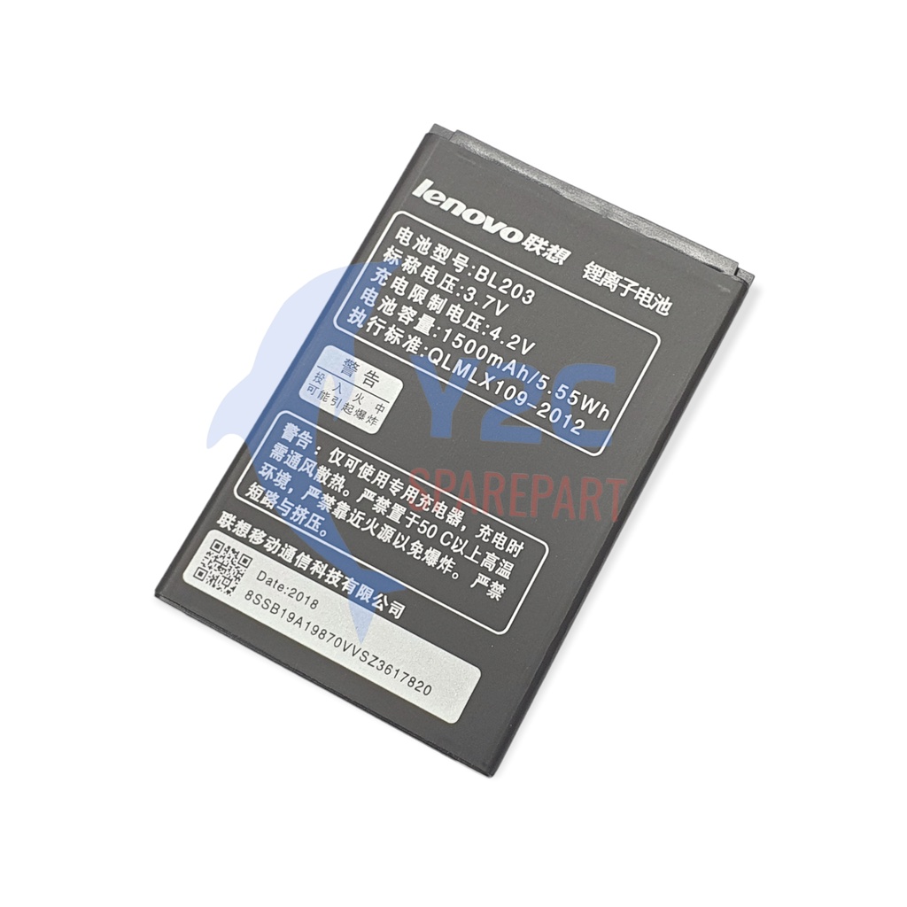 Baterai Original Oem Lenovo BL203 / BL214 / A369 / A369I /A316 / A66 / A278T / Batre / Batere / Batrei