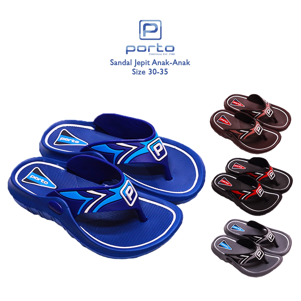 Porto Sandal Jepit Anak Laki-Laki 1031B Size 30-35