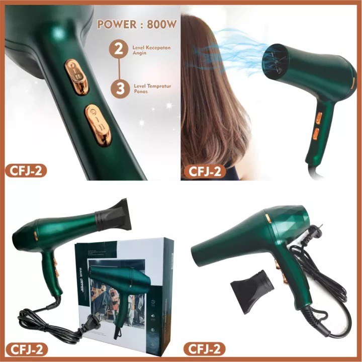 TERMURAH Alat pengering Rambut Hair dryer Household multirange adjustment Pengering rambut Perawatan rambut