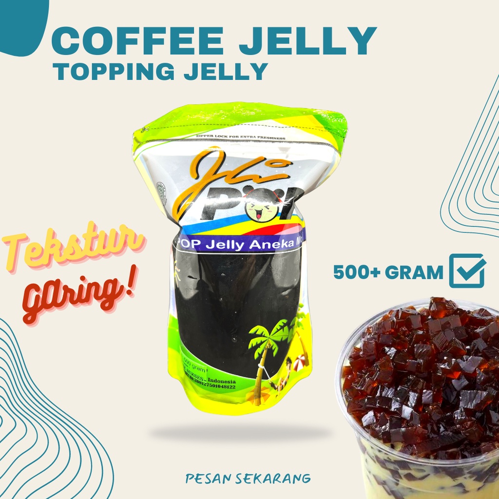 

Topping Coffee Jelly 500g Cobain DUlu!