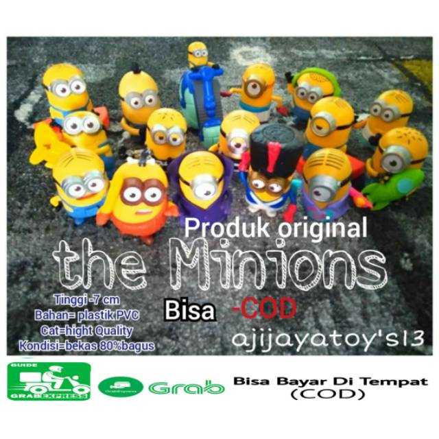 Happy meal Mcd minion minions  mainan anak figure boneka minions mainan anak