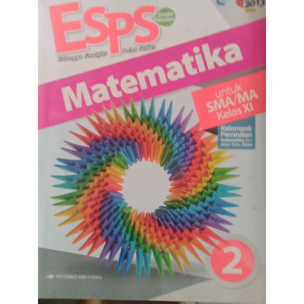 

[PRELOVED] ERLANGGA ESPS MATEMATIKA MINAT KELAS 11 XI SMA